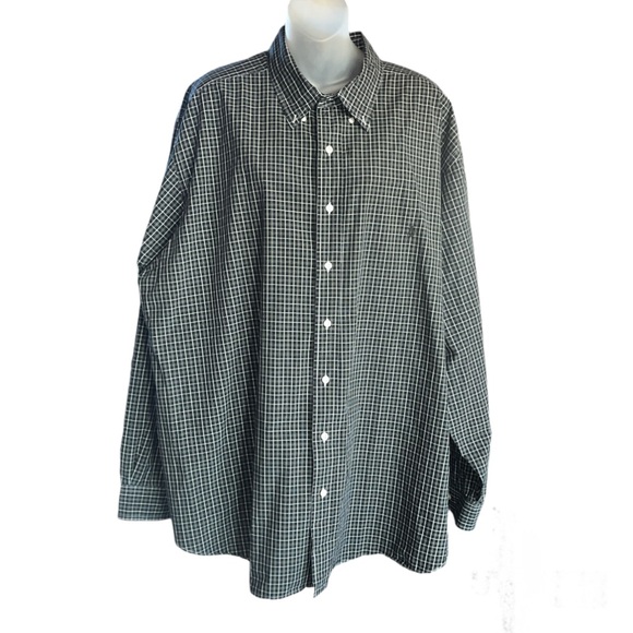 Ralph Lauren Blue Label Other - Ralph Lauren Men’s Big Plaid Casual Dress Shirt in Black and White size 3XB